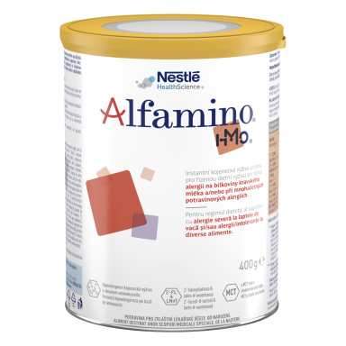 Hipoalerginis miltelių mišinys paremta aminorūgščių pagrindu kūdikiams Nestlé ALFAMINO HMO, 400 g